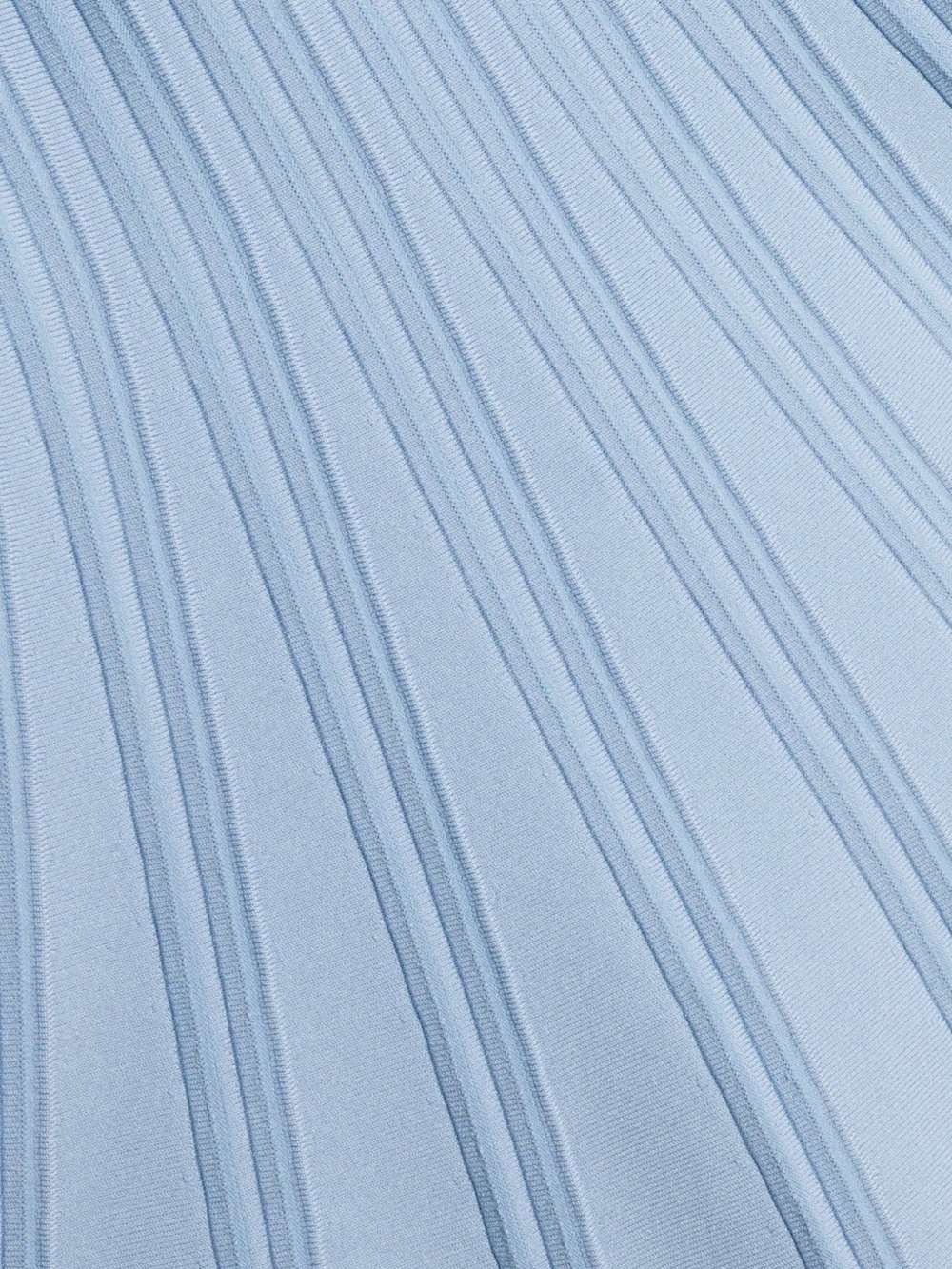 Simkhai Light Blue Square Neck Ribbed Mini Dress - Picture 6 of 7